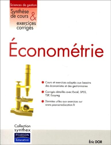 Econométrie appliquée : Synthèse de cours et exercices corrigés book