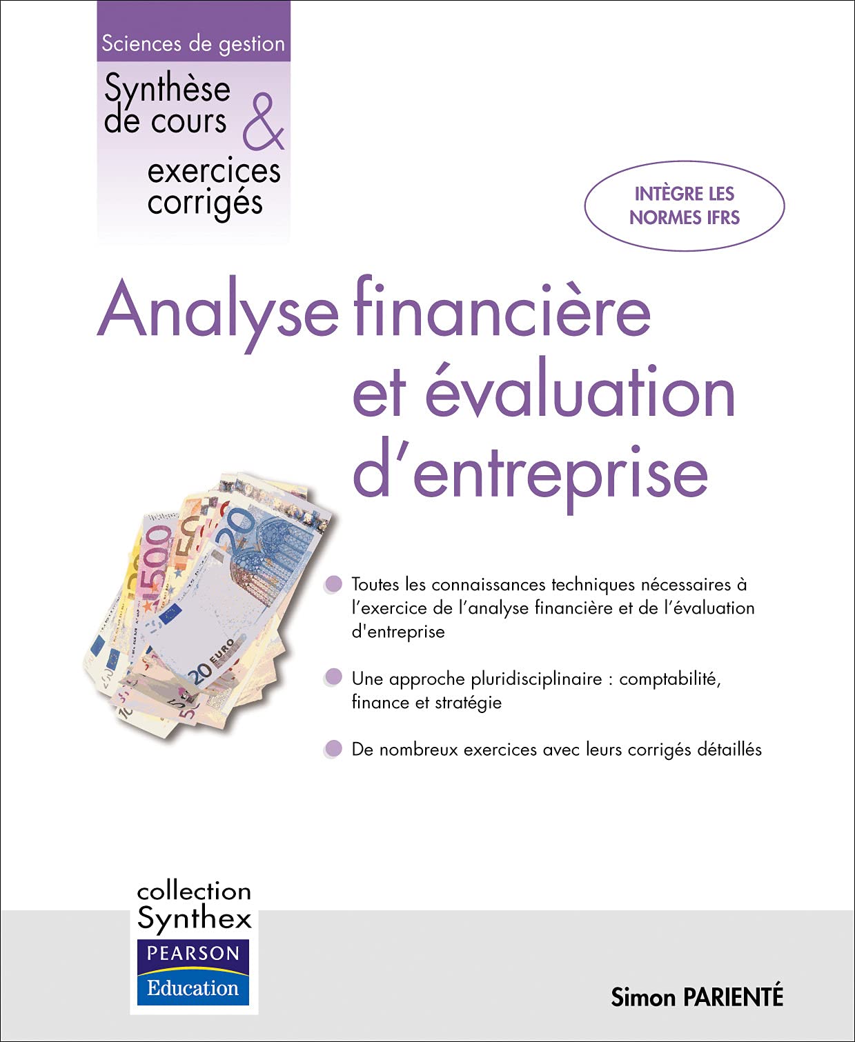 ANALYSE FINANCIERE ET EVALUATION D'ENTREPRISE SYNTHESE DE COURS & EXERCICES CORRIGES book