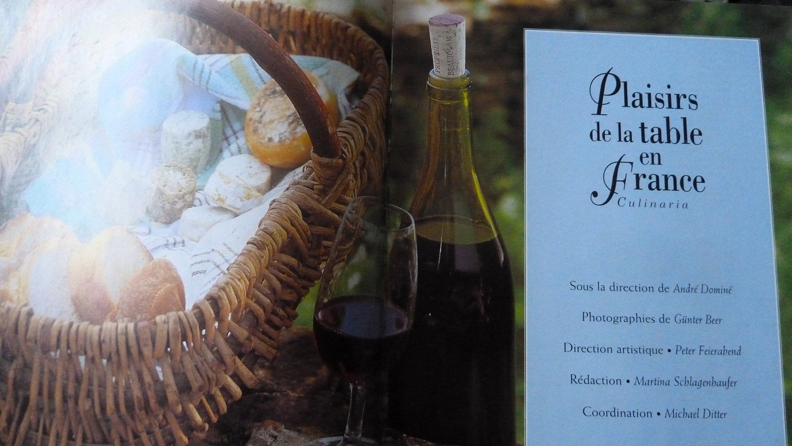 PLAISIRS DE LA TABLE EN FRANCE CULINARIA Books