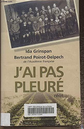 J'ai pas pleuré Books