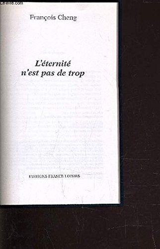 L'éternité n'est pas de trop Books
