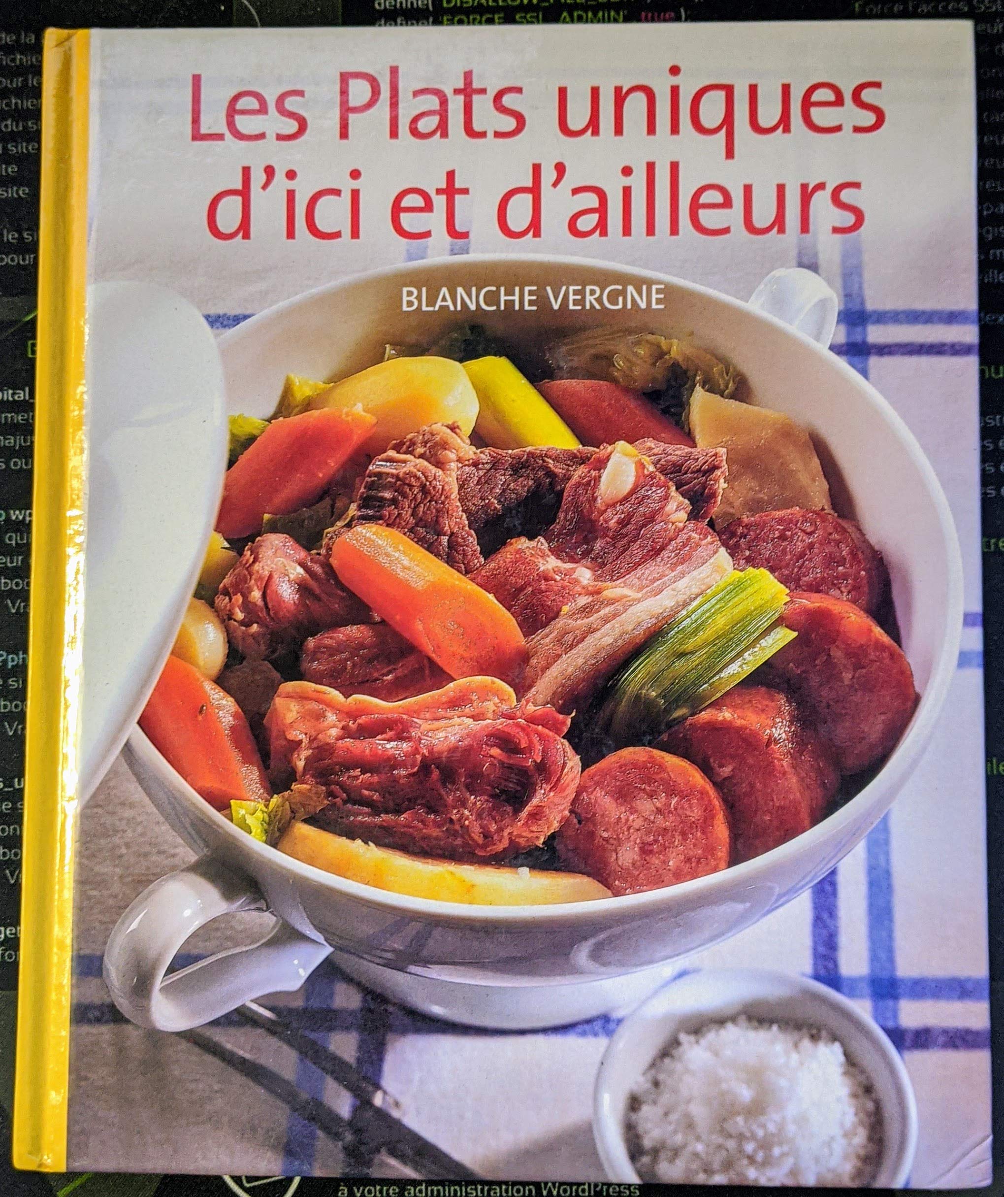 Les plats uniques d'ici et d'ailleurs Books