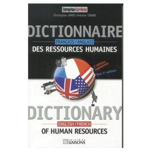 Dictionnaire Francais - Anglais et Anglais - Francais des Ressources Humaines Books