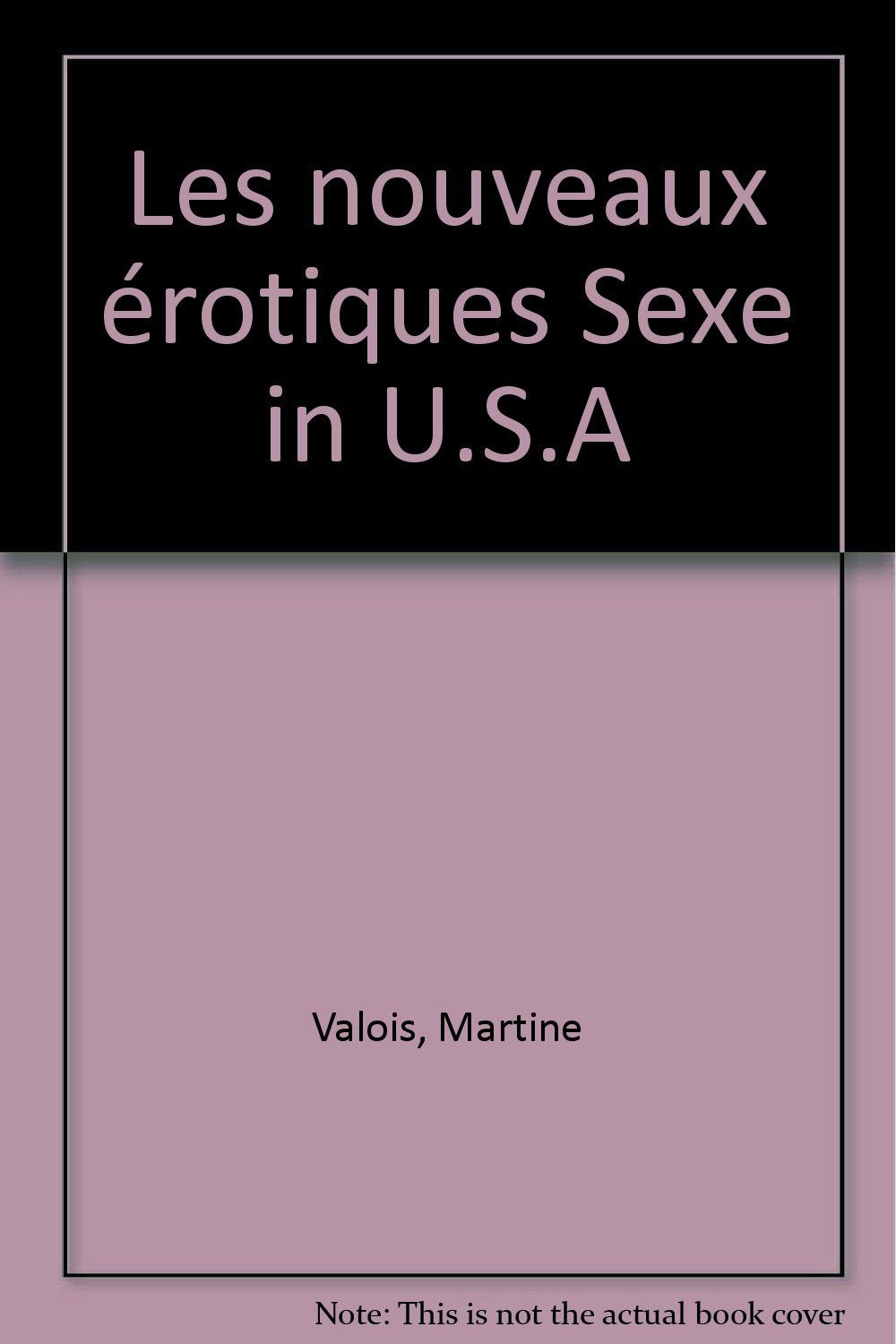 Sexe in USA book