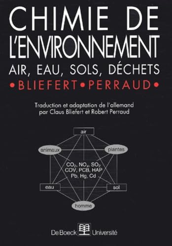 Chimie de l'environnement: Air, eau, sols, déchets Books