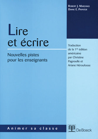 Lire et écrire : nouvelles pistes pour les enseignants book