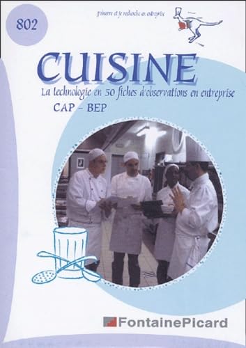 Cuisine CAP-BEP: La technologie de cuisine dans l'entreprise en 50 fiches book