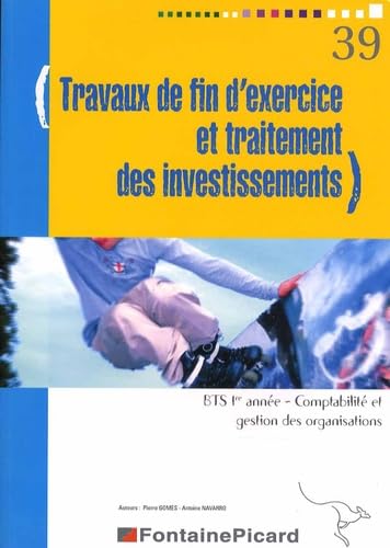 Travaux de fin d'exercice et traitement des investissements BTS CGO 1ere année Books