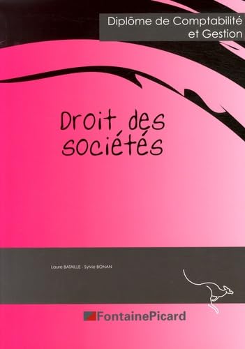 Droit des sociétés DCG UE2 book