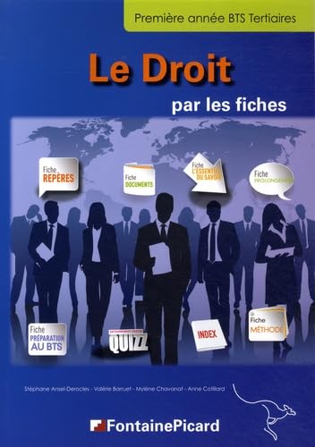 Le Droit par les fiches BTS Tertiaire 1re année book