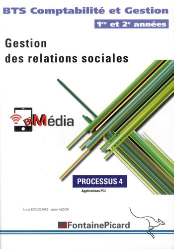 Gestion des relations sociales BTS Comptabilité et Gestion 1re et 2e années: Processus 4, Application PGI book