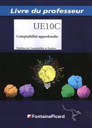 Comptabilité approfondie DCG UE10C: Livre du professeur book