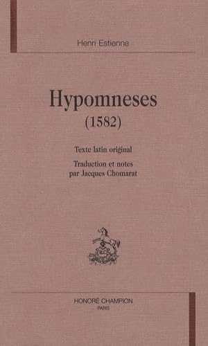Hypomnèses (1582) : Texte latin original book
