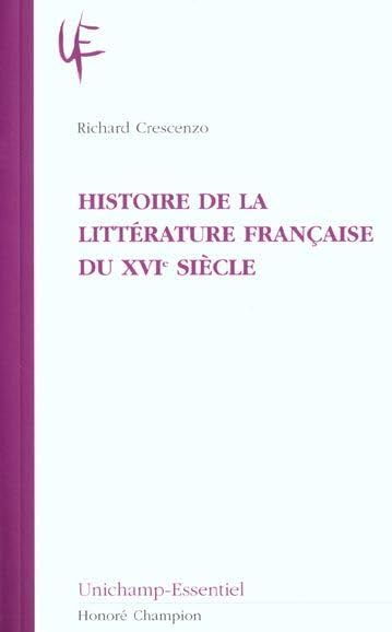 Histoire de la litterature française du xvie siecle (nø6) book