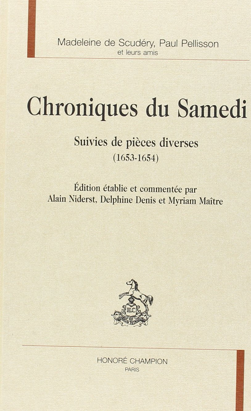 Chroniques du samedi suivies de pièces diverses book
