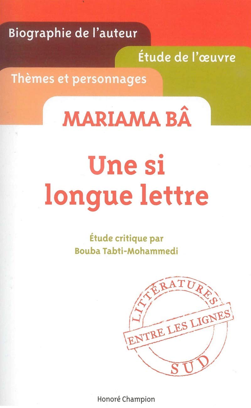 Une si longue lettre de Mariama Bâ book