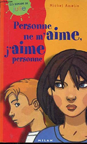 Personne ne m'aime, j'aime personne book