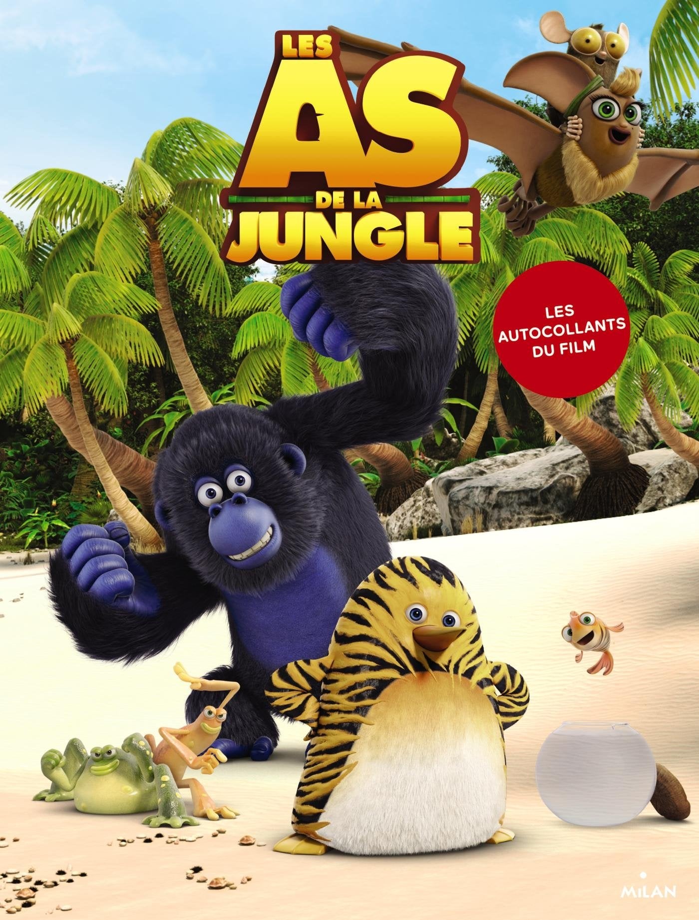 Les as de la jungle: Les autocollants du film book