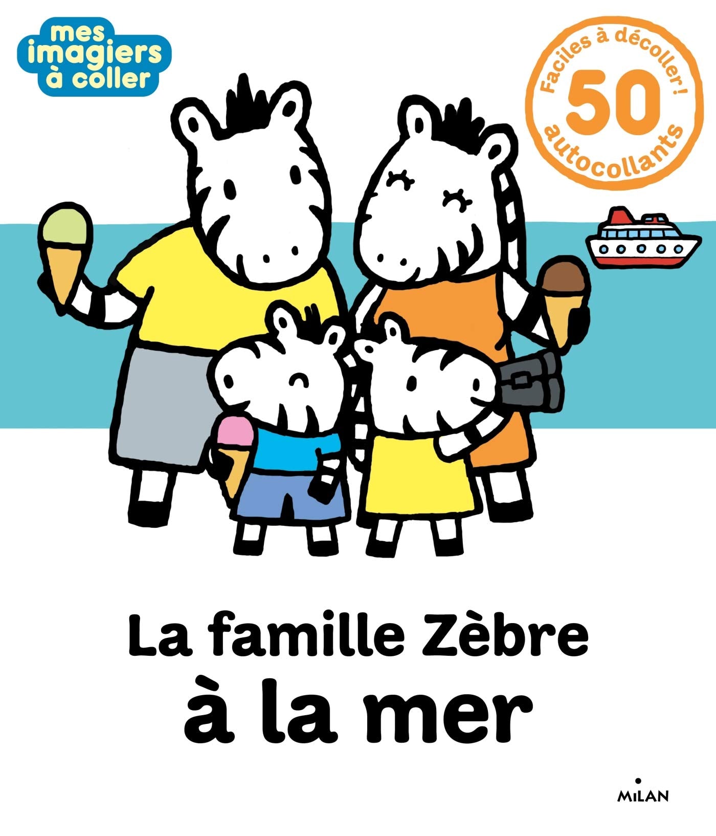 La famille Zèbre à la mer book