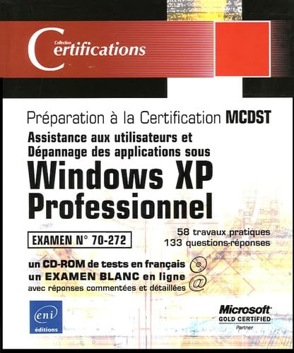 Windows XP - Examen 70-272 - Assistance aux utilisateurs - Dépannage des applications book