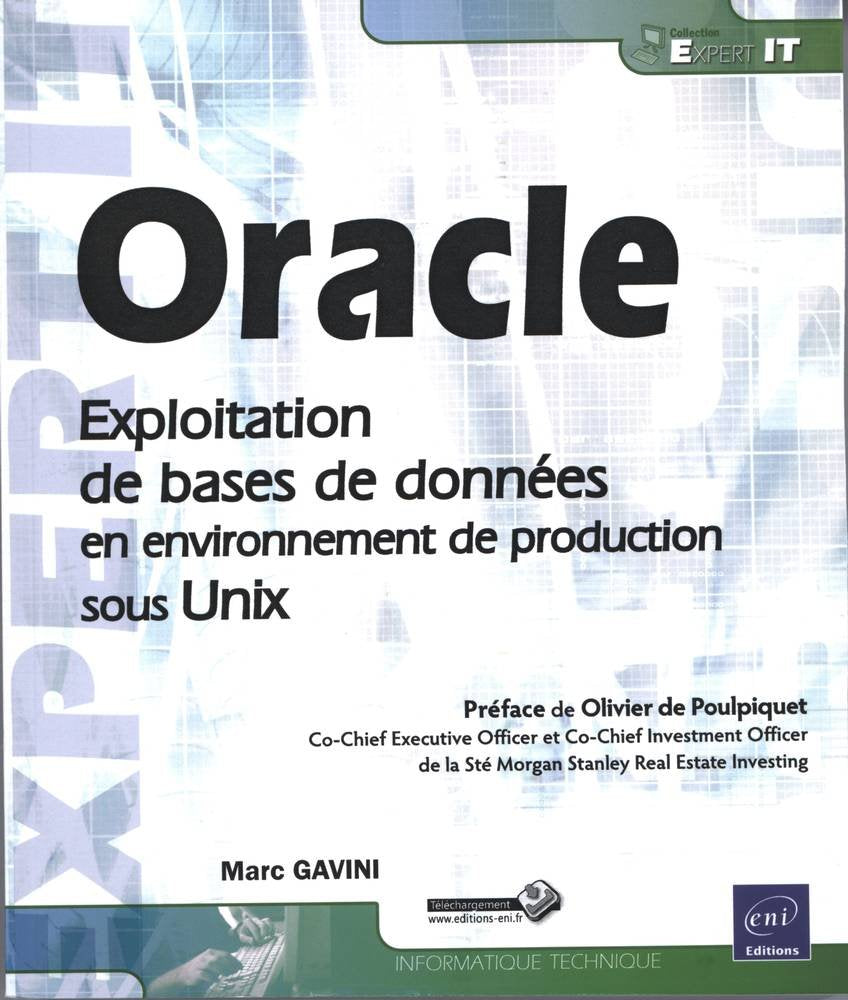 Oracle - Exploitation de bases de données en environnement de production sous Unix Books