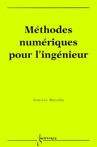 éthodes numériques pour l'ingénieur book