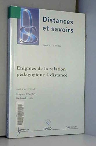 Enigmes de la relation pédagogique à distance book