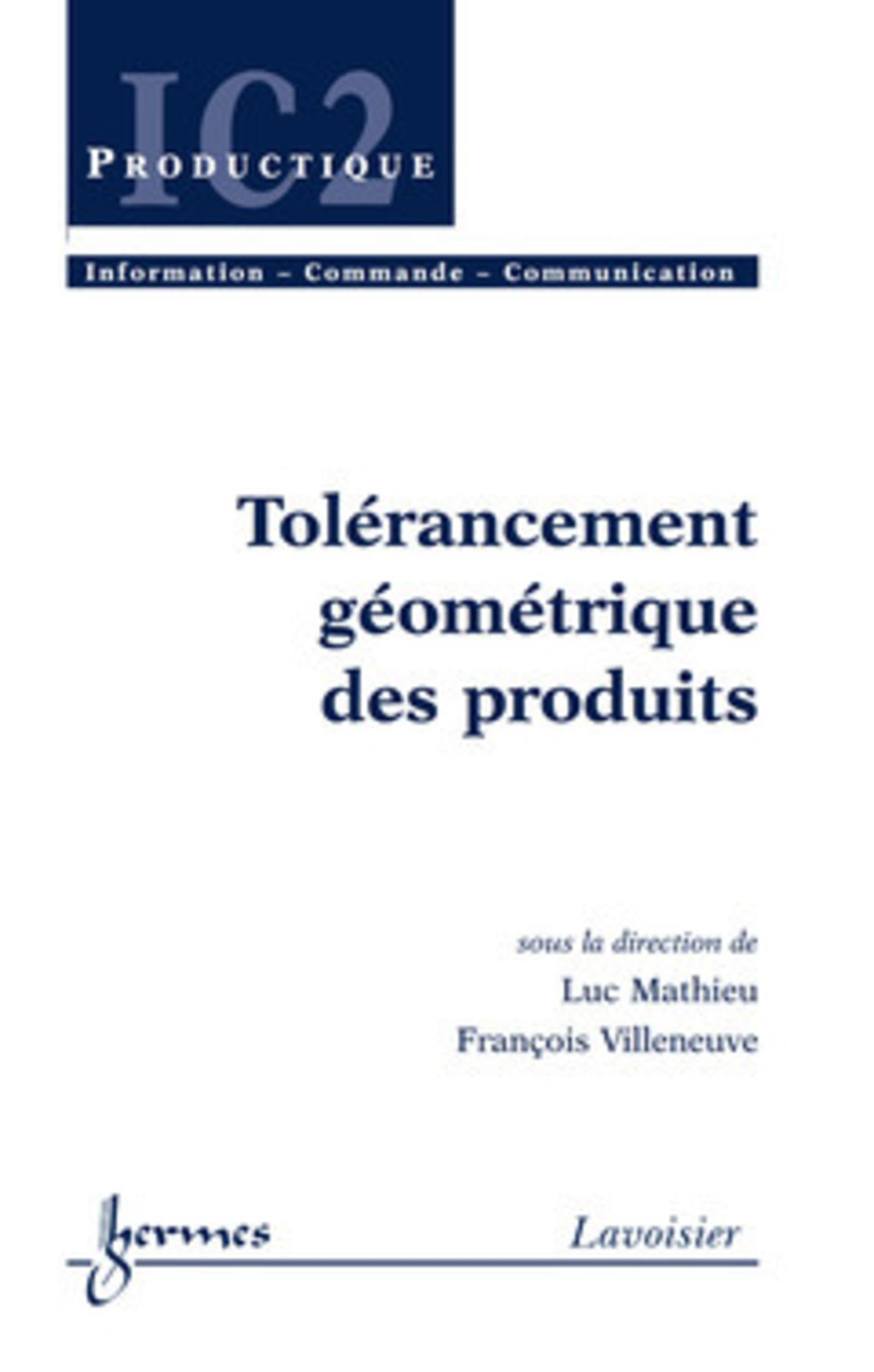 Tolérancement géométrique des produits book