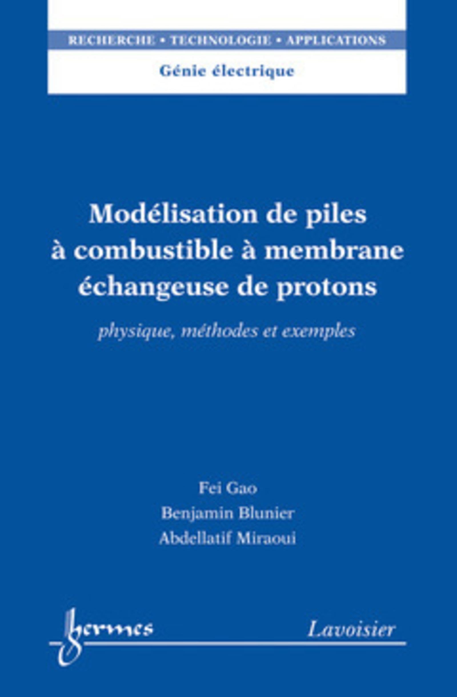 Modélisation de piles à combustible à membrane échangeuse de protons book