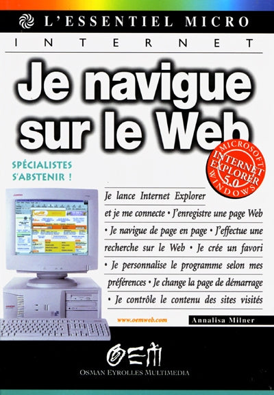 Product Image: Je navigue sur le Web avec Internet Explorer 5.0