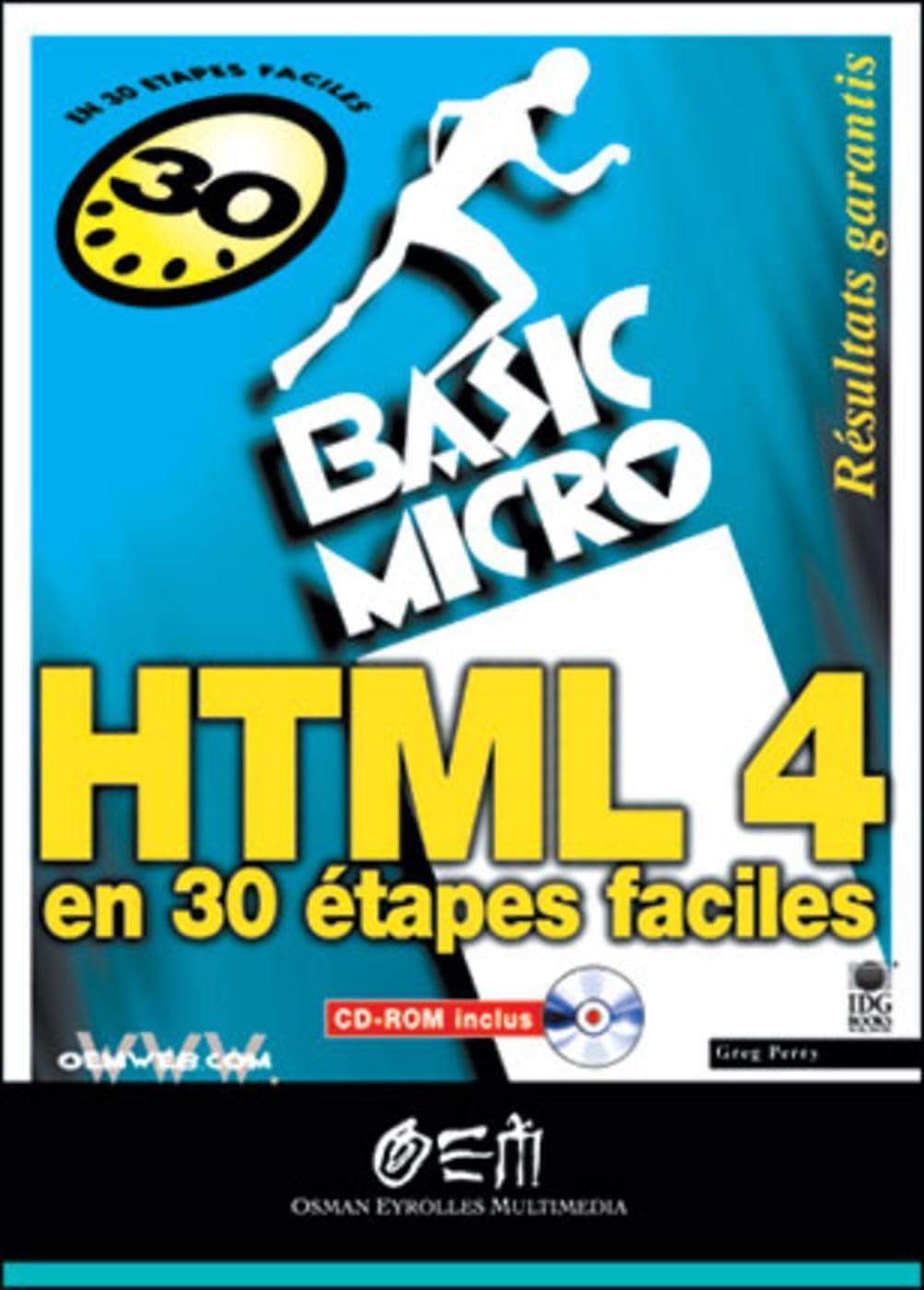 HTML 4 en 30 étapes faciles book