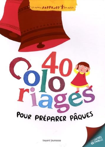 40 coloriages pour préparer Pâques book