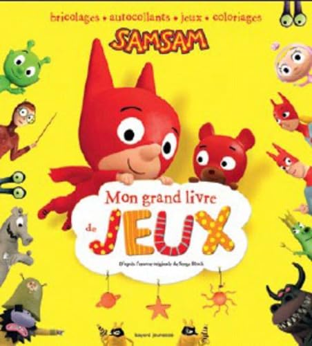 Mon grand livre de jeux Samsam book