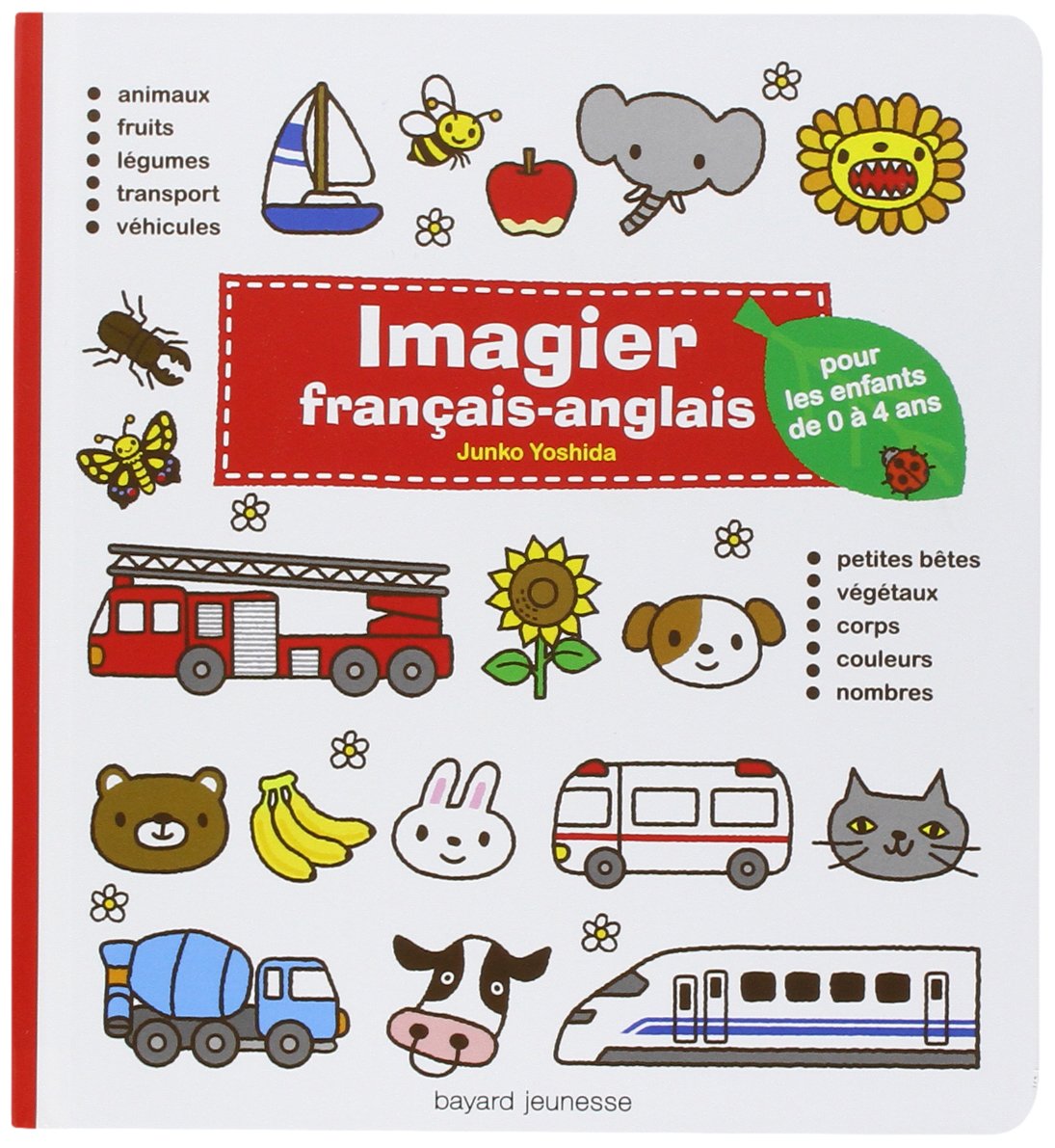 Imagier français-anglais (rouge): pour les enfants de 0 à 4 ans book