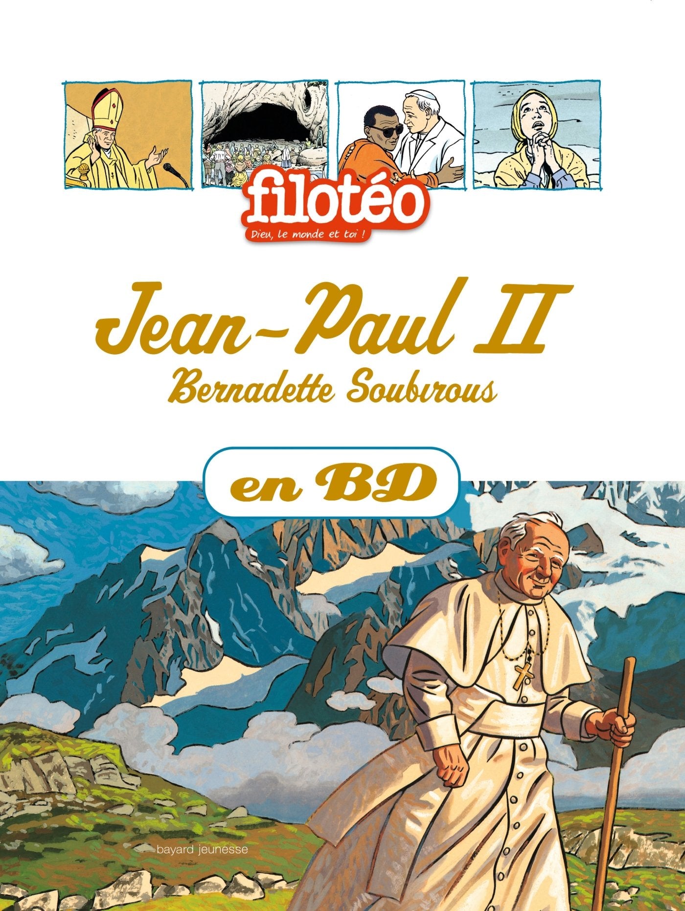 Jean-Paul II, Bernadette Soubirous, en BD Non-fiction