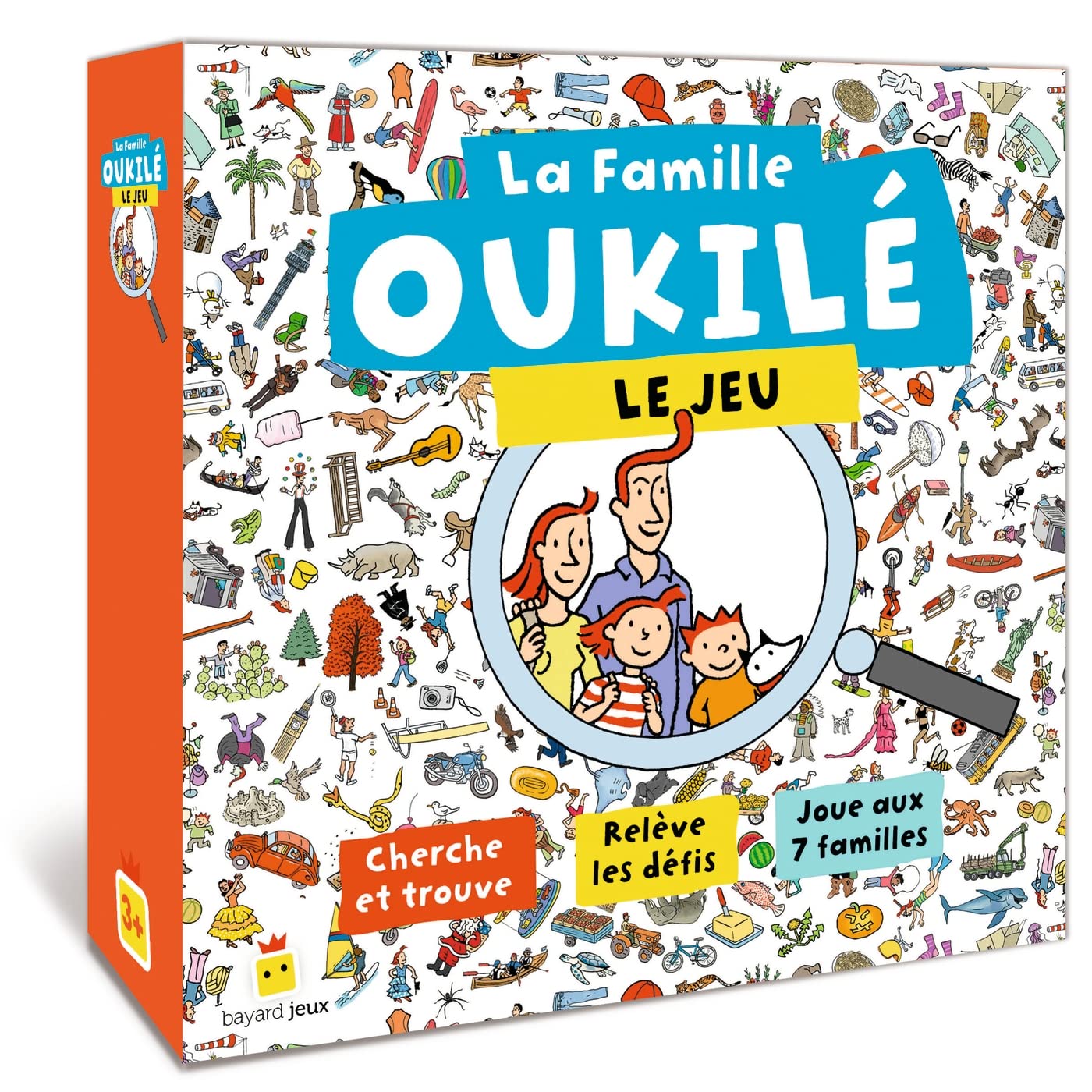 JEU OUKILÉ Le jeu: Cherche et trouve - Relève les défis - Joue aux 7 familles book