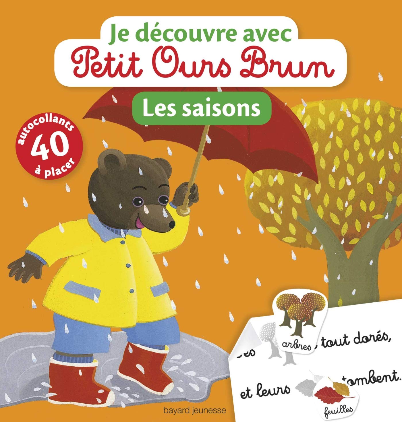 Je decouvre les saisons avec Petit Ours Brun (avec 40 autocollants): Je découvre avec Petit Ours Brun Tiptoi & Games
