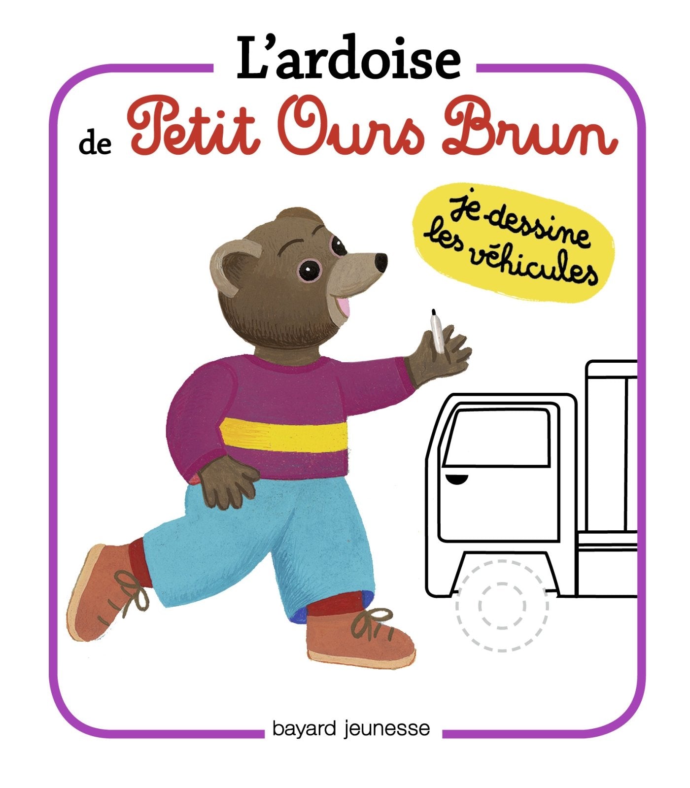 L'ardoise de Petit Ours Brun - Je dessine les habits: Avec un feutre effaçable Tiptoi & Games