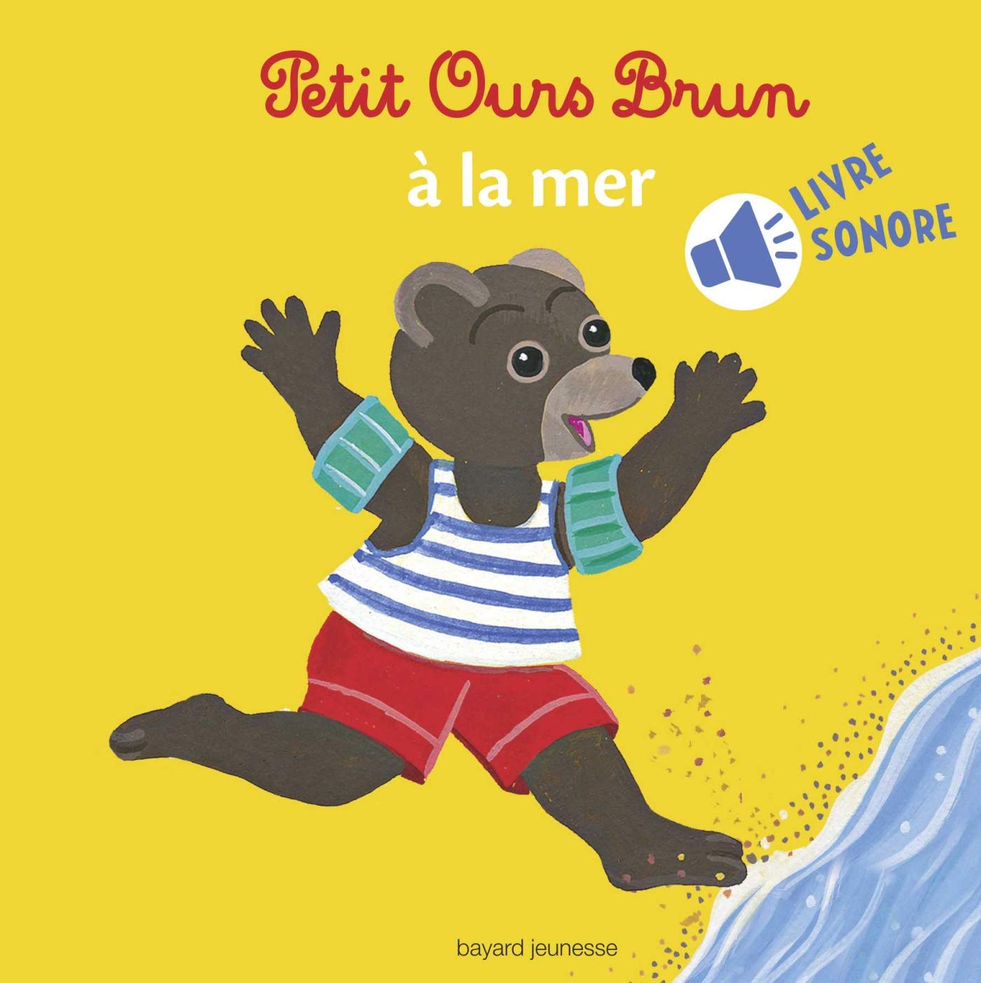 Mini Sonore Petit Ours Brun à la mer book