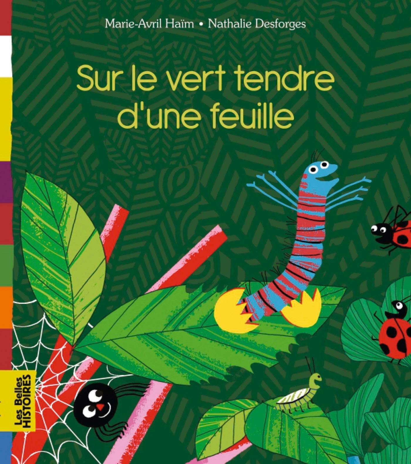 Sur le vert tendre d'une feuille book
