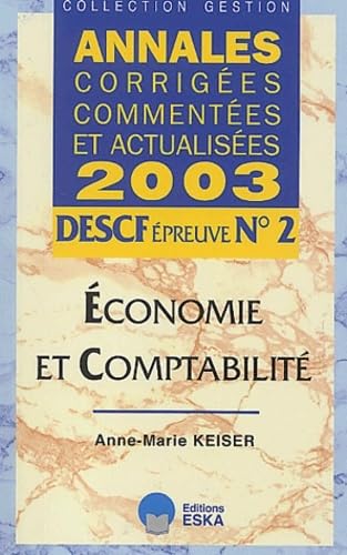 DESCF 2 ECONOMIE ET COMPTABILITE Books