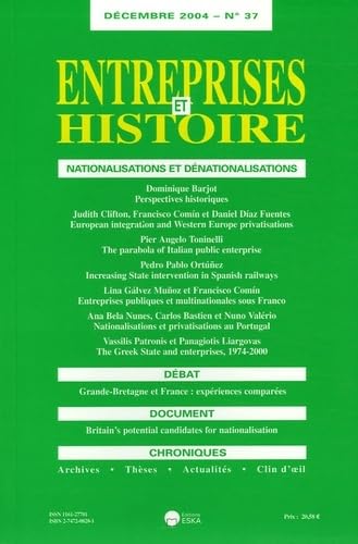 ENTREPRISES ET HISTOIRE 37 NATIONALISATI book