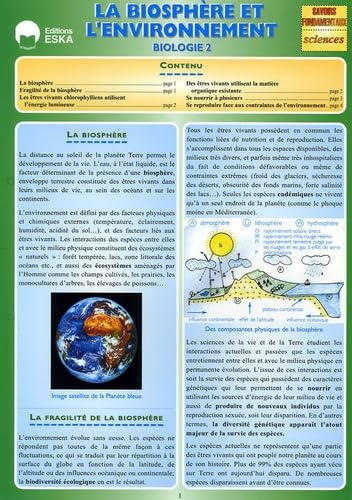 BIOLOGIE 2-LA BIOSPHERE ET L'ENVIRONNEME book