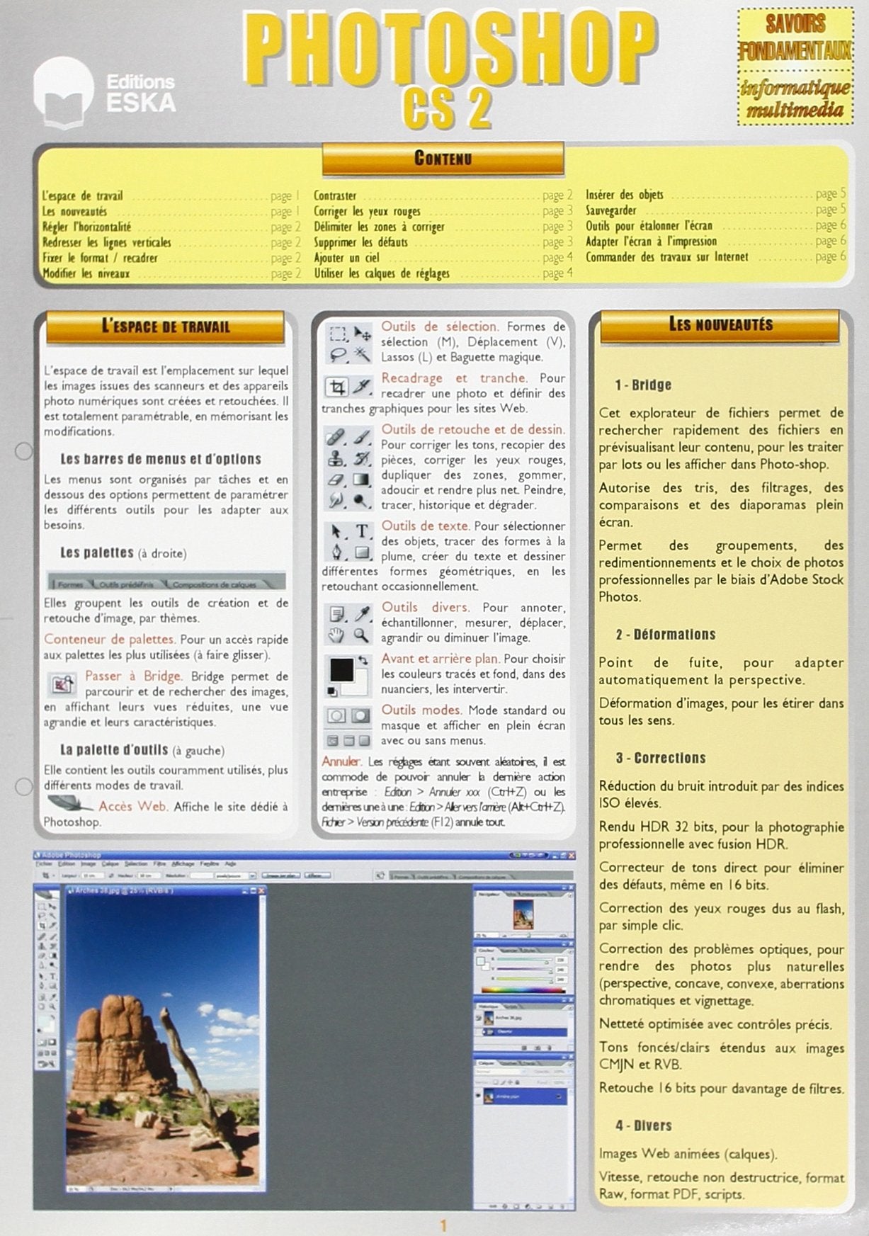 PHOTOSHOP CS2-SAVOIRS FONDAMENTAUX INFORMATIQUE MULTIMEDIA- book
