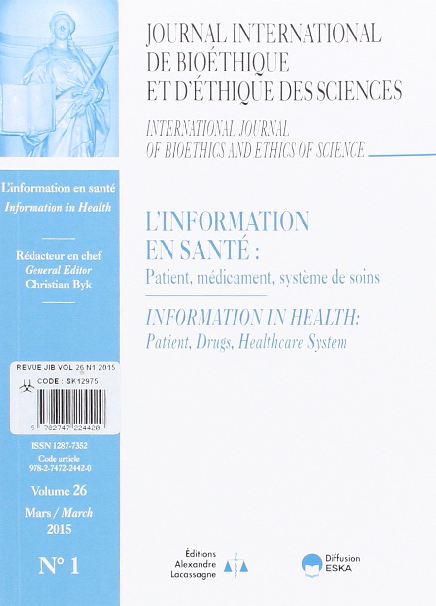 REVUE JIB 1 2015 L'INFORMATION EN SANTE book