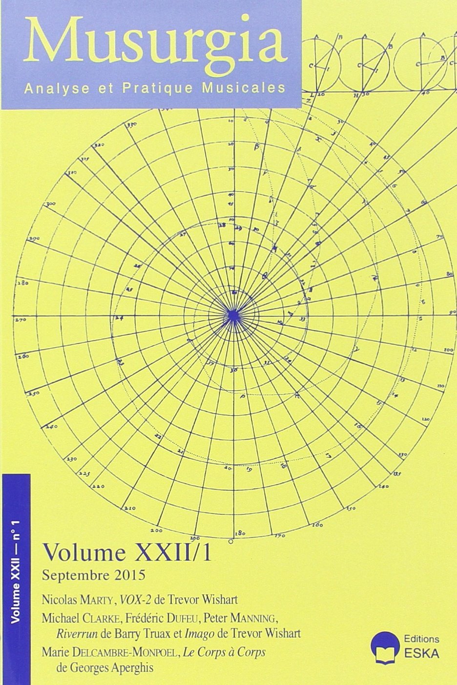 REVUE MUSURGIA N1 VOL XXII 2015 book