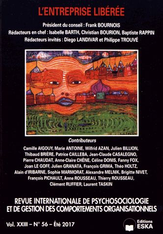 Revue internationale de psychosociologie et de gestion des comportements organisationnels, n° 56. L'entreprise libérée book
