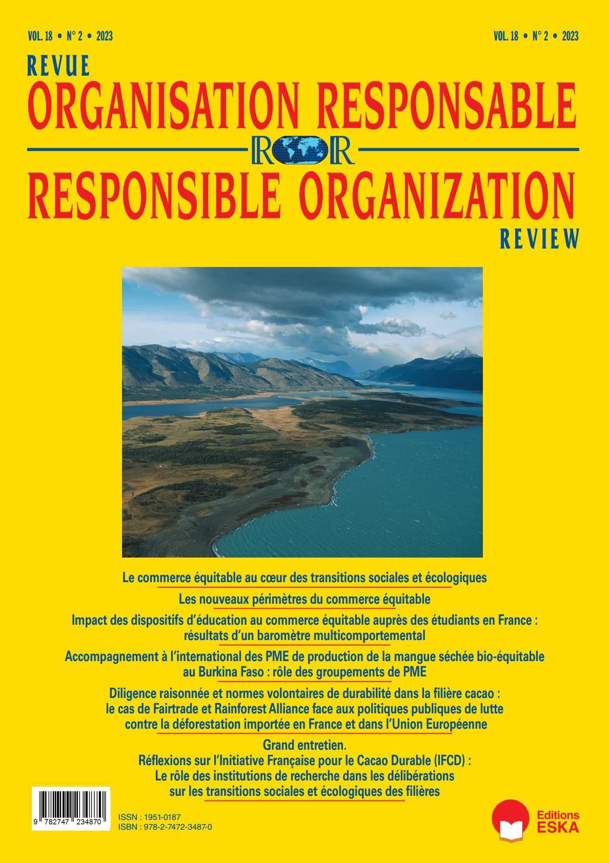 Revue de l'Organisation Responsable 2-2023: Les nouveaux périmètres du commerce équitable book