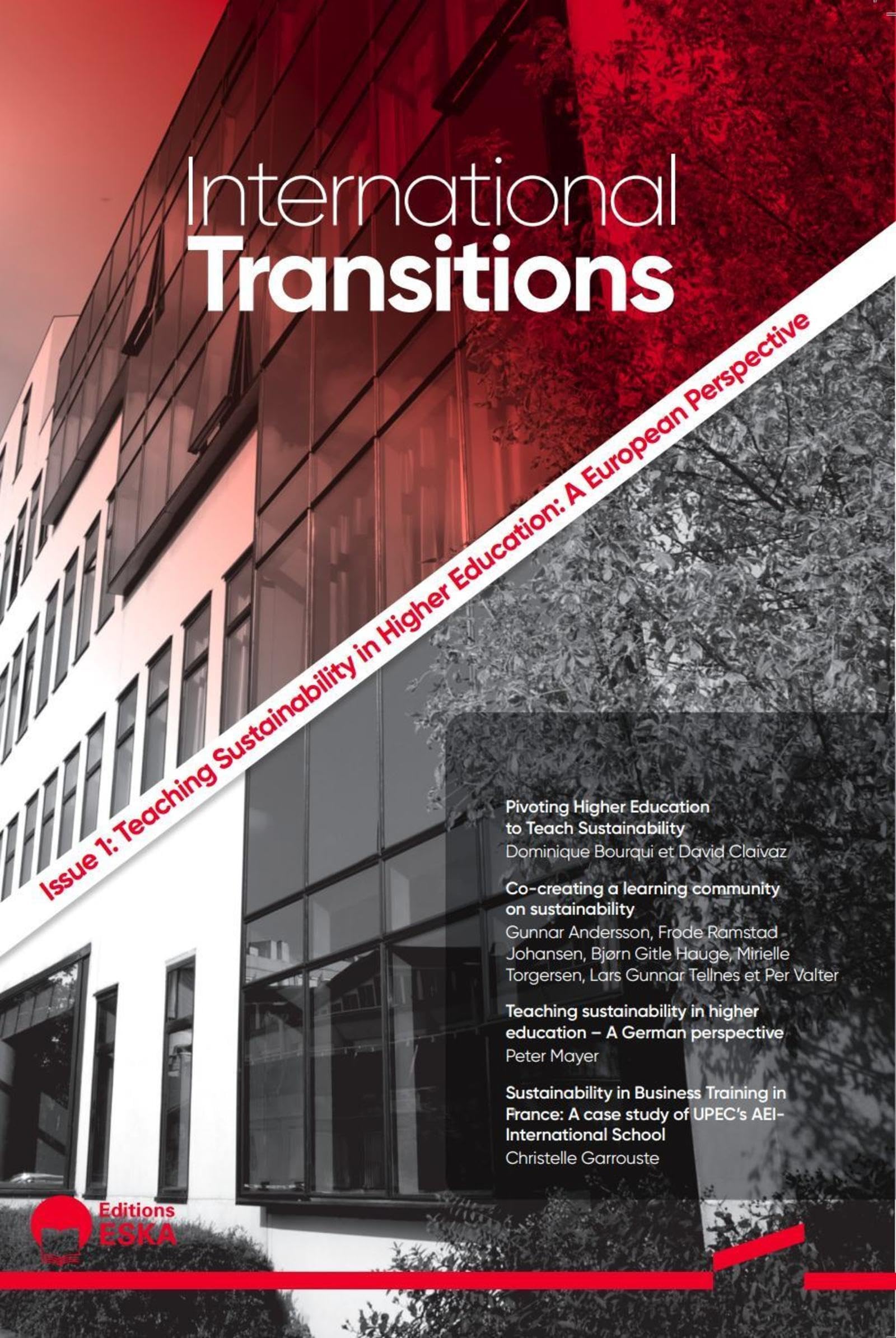 International Transitions: Teaching sustainability in higher education : A European Perspective book