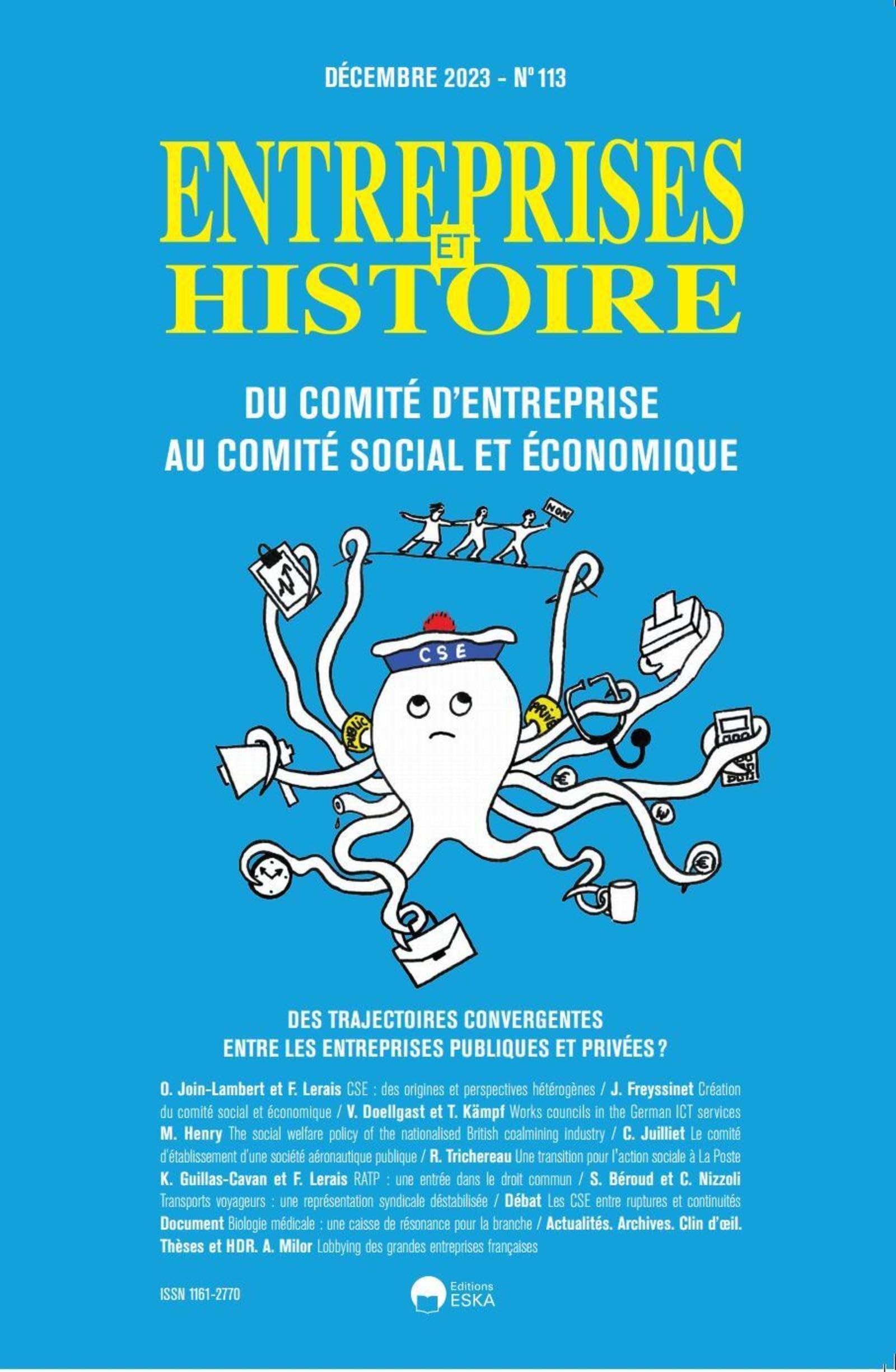 Entreprises et Histoire n°113: Du Comité d'Entreprise au Comité Social et Economique book